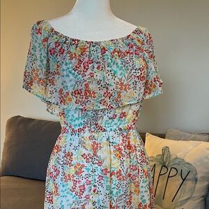 Floral Off-Shoulder Dress